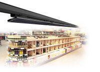 3-Phasenleuchte - Linear Pro, Tilt, 50 W, 4000 K, Schwarz