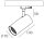 3-Phasen-Spot - Horus, 10 W, 4000 K, Schwarz