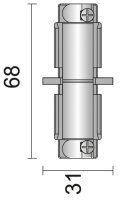 3-Phasen Schienensystem - D Line/Dali mechanischer Verbinder