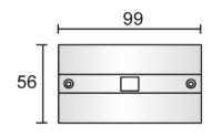3-Phasen Schienensystem - D Line/Dali Einbau-Abdeckblende...