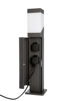 Energieverteiler - Puka Mana 620 mm, 3680 W, 1x max. 13 W E27, Grau