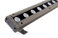 Wallwasher - Wallwasher Caph 230 V Asymetrisch, 38 W, 3000 K, Grau