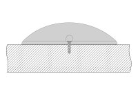 Bodenaufbauleuchte - Helios IV, 5,5 W, 3000 K, Grau