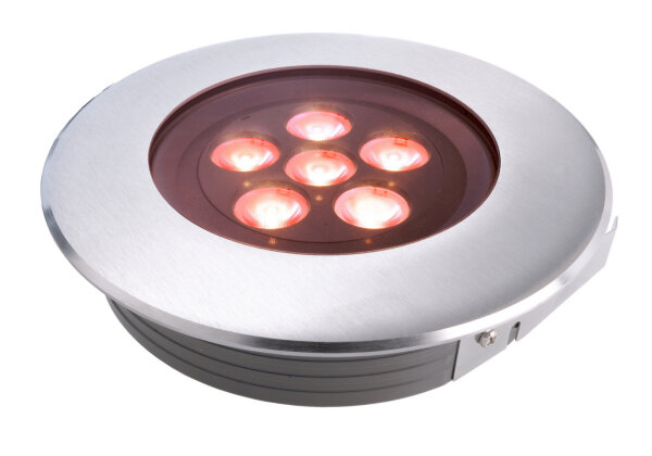 Bodeneinbauleuchte - Flat 24V 150, 17 W, RGB, Silber