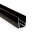 Profil - Combo Beton Montageprofil 3 m, schwarz