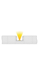 Profil - U-Profil hoch AU-02-15, 2m, Silber