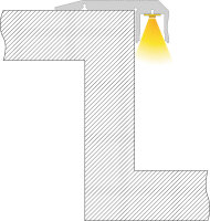 Profil - Treppenstufen-Profil AL-02-10, 1m, Silber