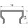 Profil Abdeckung - Abdeckung H-01-10, 3m, milchig