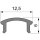 Profil Abdeckung - Abdeckung H-01-08, 2m, matt