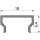 Profil Abdeckung - Abdeckung H-01-12, 1m, matt