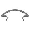 Profil Abdeckung - Abdeckung R-05-12, 3m, milchig