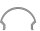 Profil Abdeckung - Abdeckung R-01-15, 1m, milchig