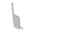 Profil Endkappe - Endkappe H-EL-03-10 Set 2 Stk, Weiß