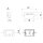 Profil Endkappe - Endkappe H-ET-01-12 Set 2 Stk, Schwarz
