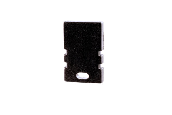 Profil Endkappe - Endkappe H-AU-02-05 Set 2 Stk, Schwarz