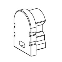 Profil Endkappe - Endkappe R-AU-02-05 Set 2 Stk, Grau