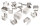 Zubehör - Montageset für D Flex Line 12,0 x 20,0 mm
