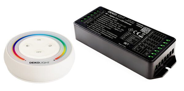 Steuerung RF - RF-smart, Starter-Set RGB/W/CCT, 12-48V, 20A inkl. Fernb., IP20