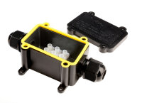 Zubehör - Outdoor 2-fach-Verteiler eckig Kabel 5-12mm, 0.5-2,5mm, 450V AC/24A