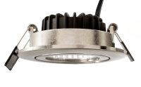 Deckeneinbauleuchte - Dione, 8,5 W, DIM, 3000 K, Nickel