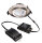 Deckeneinbauleuchte - Dione, 8,5 W, DIM, 2700 K, Nickel