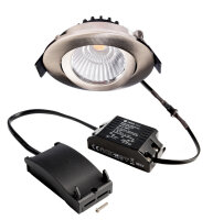 Deckeneinbauleuchte - Dione, 8,5 W, DIM, 4000 K, Nickel