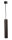 Pendelleuchte - Can 350, 1x 7,5 W GU10, Schwarz