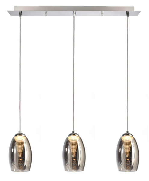 Pendelleuchte - Electra, 16,5 W, DIM, 3000 K, Silber