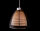 Pendelleuchte - Filo Big Mob 190 mm, 1x max. 60 W E27, Schwarz
