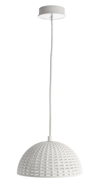 Pendelleuchte - Basket I 200 mm, 1x max. 40 W E27, Weiß