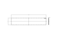 Einlegepanel - Standard Sano 1500x300 mm, 33 W, 4000 K, Weiß