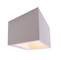 Wandaufbauleuchte - Olga, 1x max. 40 W G9, Weiß