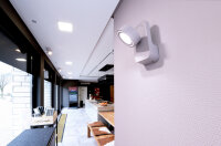 Wandaufbauleuchte - Uni II Tilt, 12 W, DIM, 3000 K, Weiß