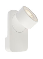 Wandaufbauleuchte - Uni II Tilt, 12 W, DIM, 3000 K, Weiß