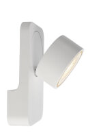 Wandaufbauleuchte - Uni II Tilt, 12 W, DIM, 3000 K, Weiß