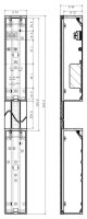 Wandaufbauleuchte - Larga 910 mm, 9 W, 3000 K, Weiß