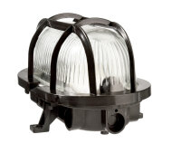 Decken- und Wandaufbauleuchte - Sotano Retro, oval, 1x max. 60 W E27, Schwarz