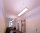 Pendelleuchte - LED Panel transparent, Eckig, 50 W, DIM, 3000/4000 K, Weiß