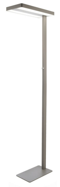 Stehleuchte - Office Two Up and Down, 80 W, DIM, 4000 K, Silber