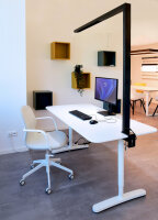 Tischleuchte - Office Three Standard, Motion, 80 W, DIM, 4000 K, weiß
