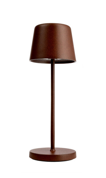 Akkuleuchte - Canis Mini, 2,3 W, 2200/3000 K, Rost