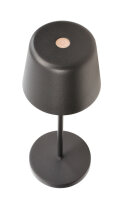 Akkuleuchte - Set Canis Mini Grau + Ladesockel